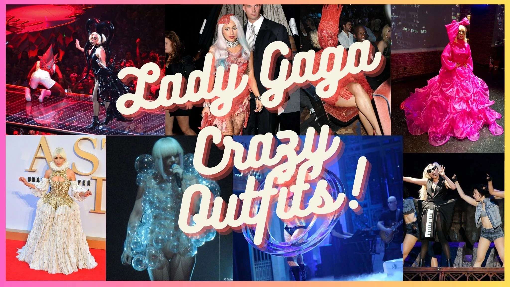 Lady Gaga Crazy Outfits